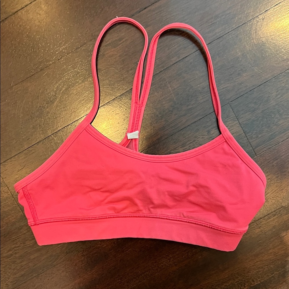 Lululemon Athletica Coral Sports Bra